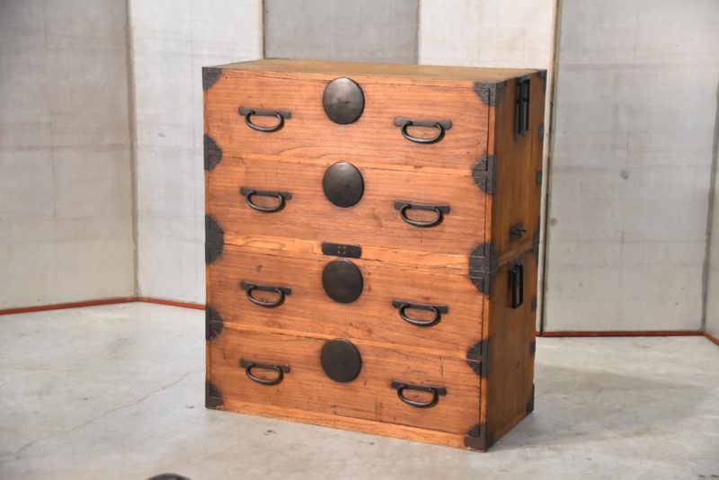Japanese Meiji Period Clothing Chest on Chest Width:920mm