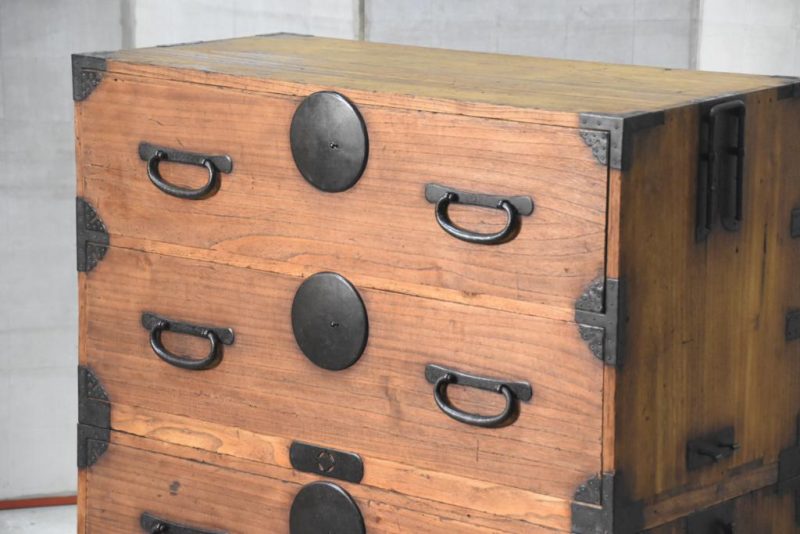 Japanese Meiji Period Clothing Chest on Chest Width:920mm - Image 13