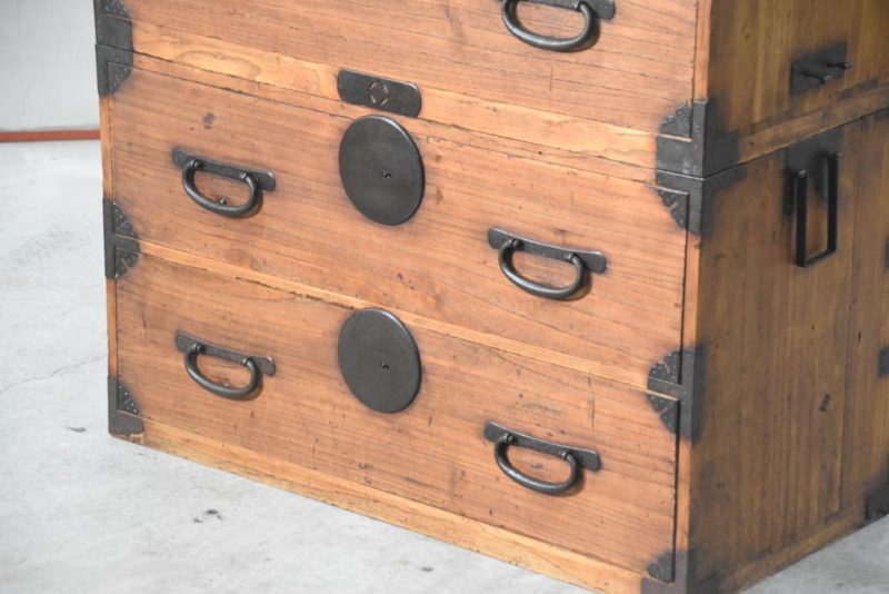 Japanese Meiji Period Clothing Chest on Chest Width:920mm - Image 12