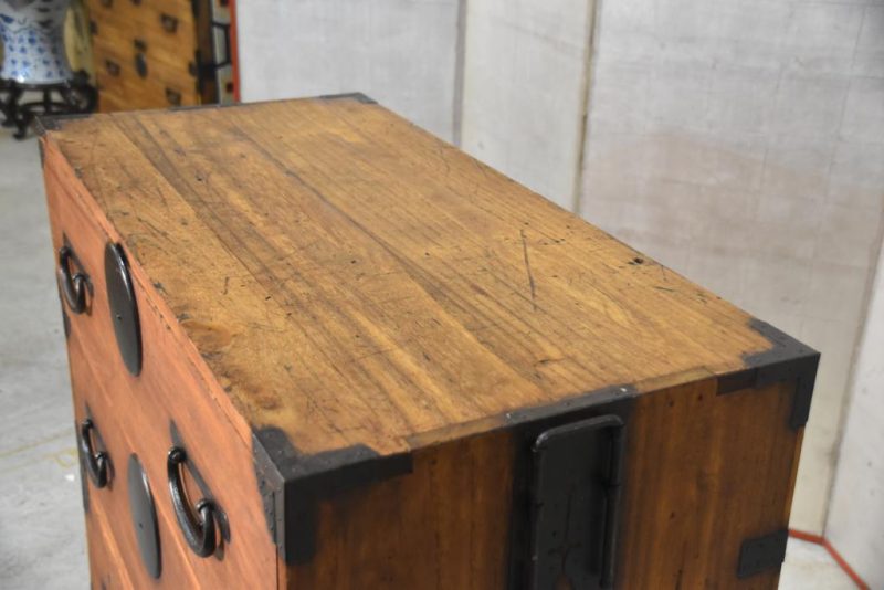 Japanese Meiji Period Clothing Chest on Chest Width:920mm - Image 8