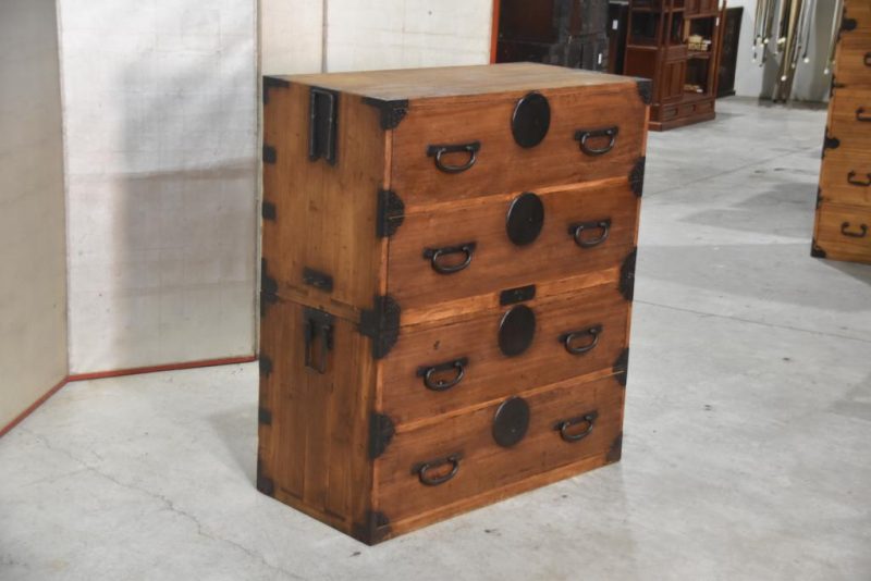 Japanese Meiji Period Clothing Chest on Chest Width:920mm - Image 5