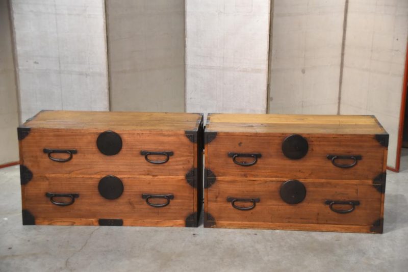 Japanese Meiji Period Clothing Chest on Chest Width:920mm - Image 4