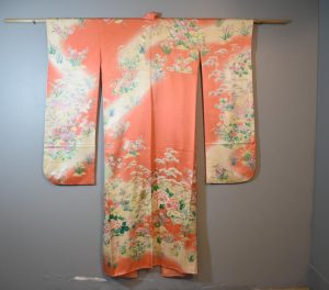 Japanese Silk Furisode Kimono