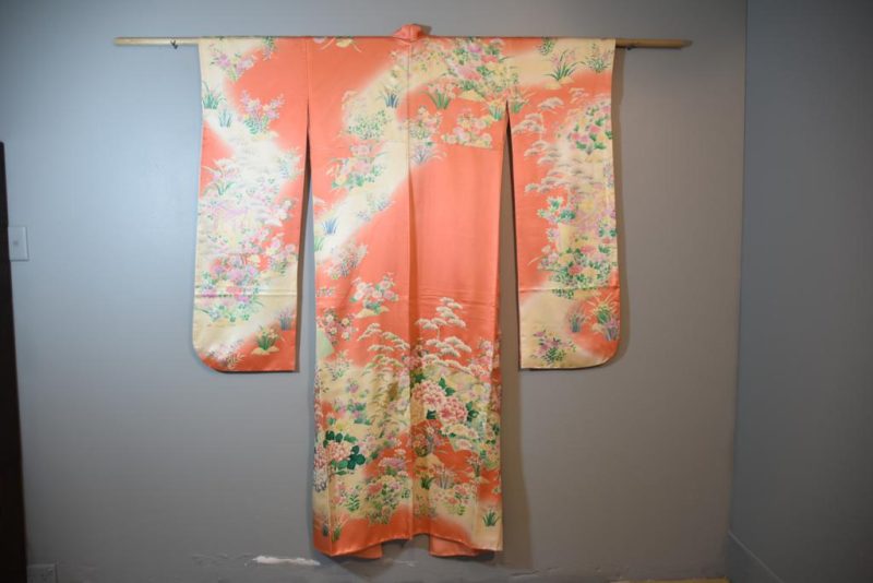 Japanese Silk Furisode Kimono