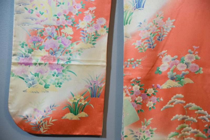 Japanese Silk Furisode Kimono - Image 9