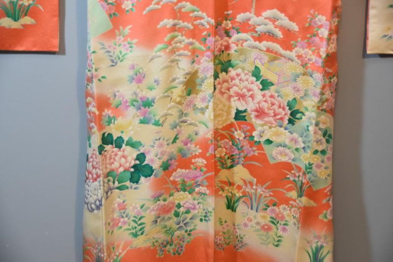 Japanese Silk Furisode Kimono - Image 7