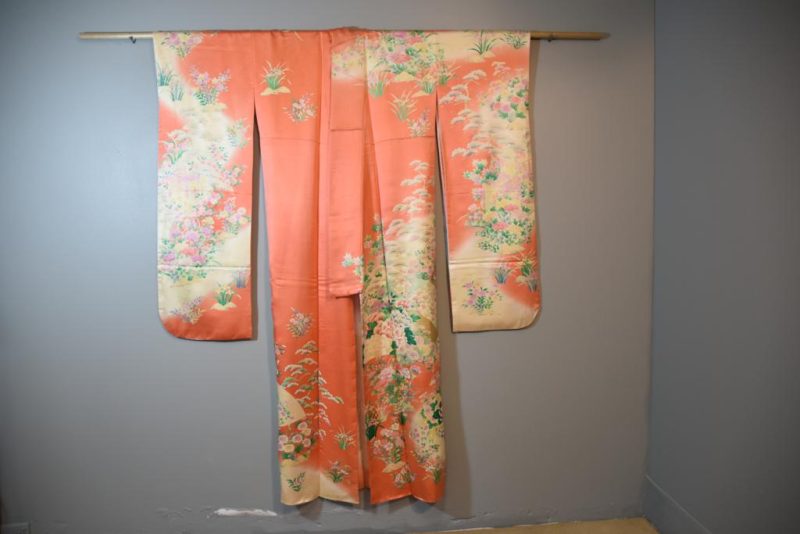 Japanese Silk Furisode Kimono - Image 6