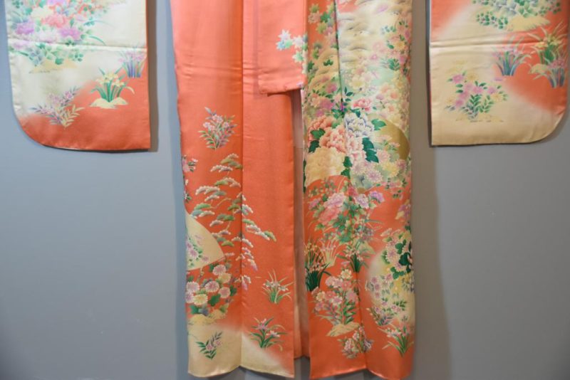 Japanese Silk Furisode Kimono - Image 3