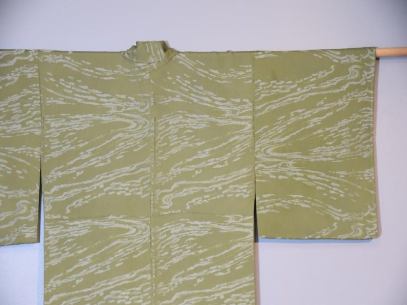 Jade Green Silk Kimono - Image 9