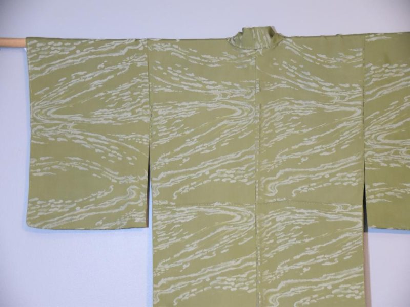 Jade Green Silk Kimono - Image 8