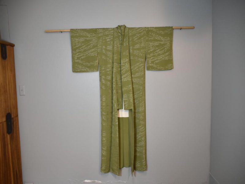 Jade Green Silk Kimono - Image 6