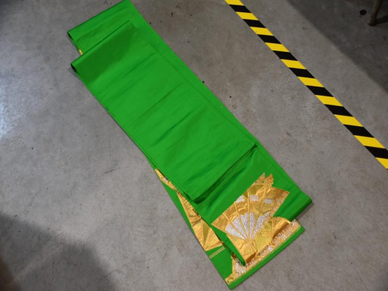 Japanese Silk Brocade Obi Sash - Image 3