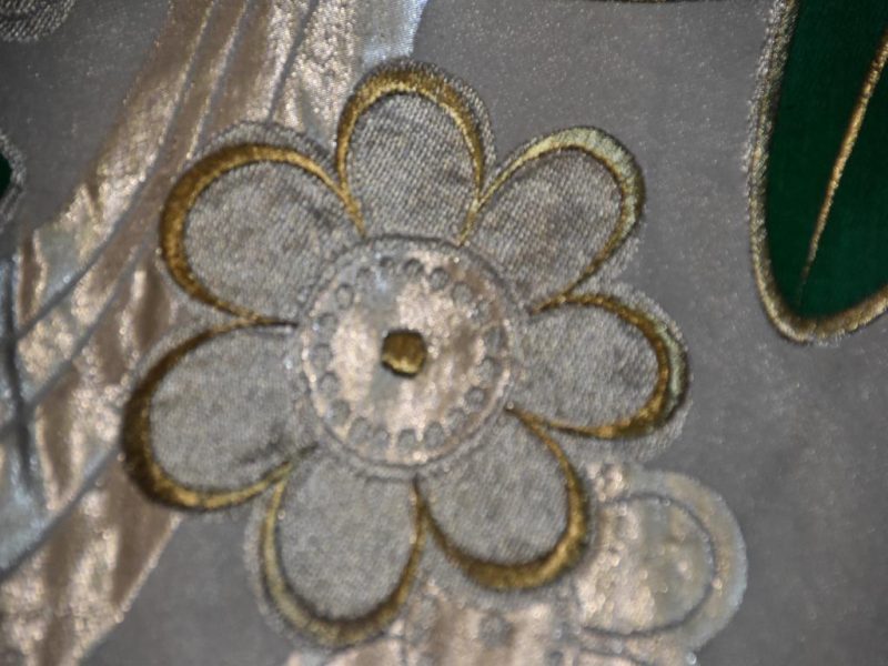 Japanese Silk Brocade Obi Sash - Image 8