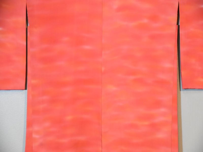 Japanese Silk Haori Sunset Colours - Image 2