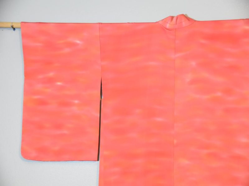 Japanese Silk Haori Sunset Colours - Image 9