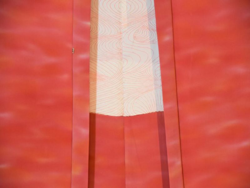 Japanese Silk Haori Sunset Colours - Image 6