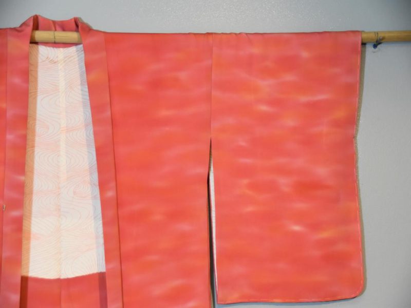 Japanese Silk Haori Sunset Colours - Image 4
