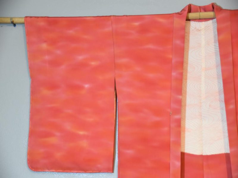 Japanese Silk Haori Sunset Colours - Image 3