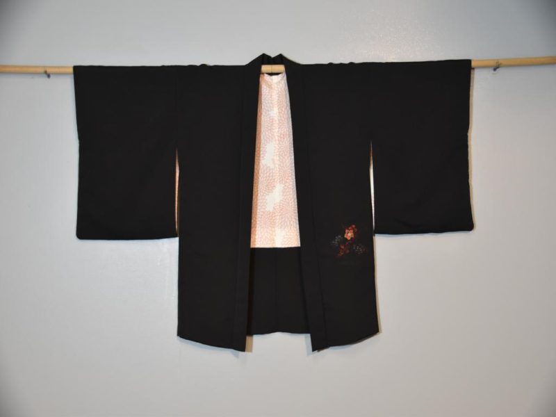 Black Silk Vintage Jacket - Image 6