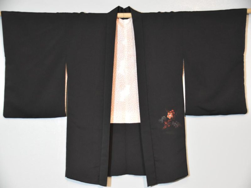 Black Silk Vintage Jacket - Image 3