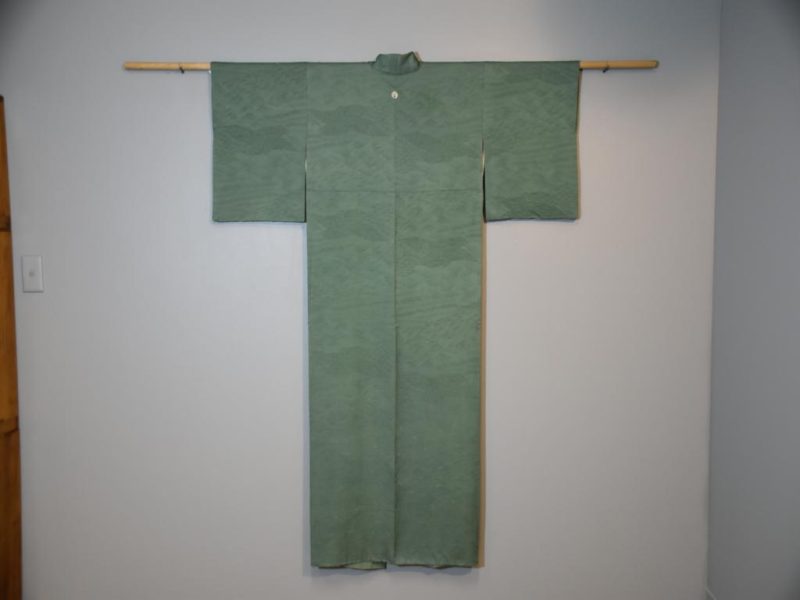 Jade Green Silk Kimono
