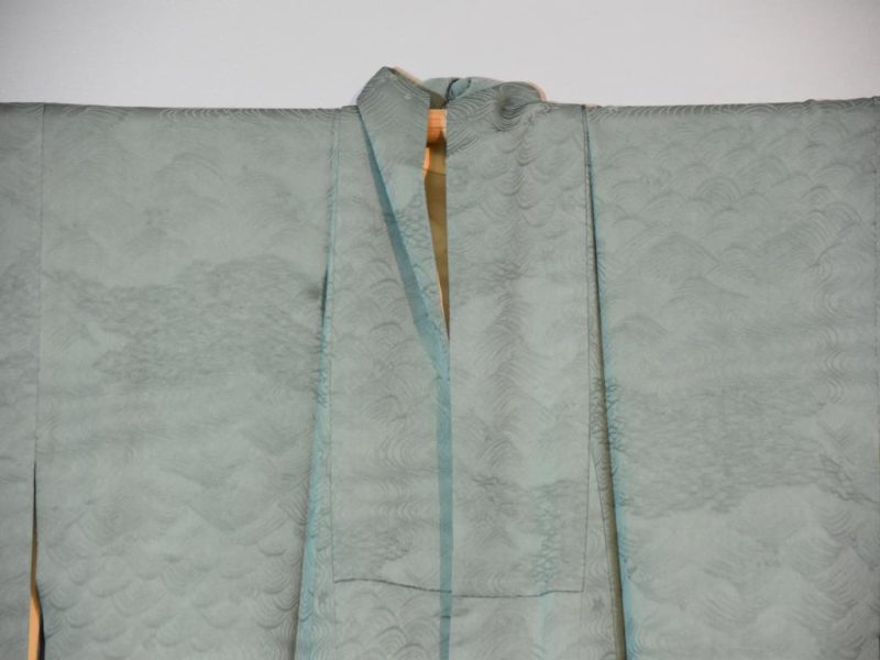 Jade Green Silk Kimono - Image 4