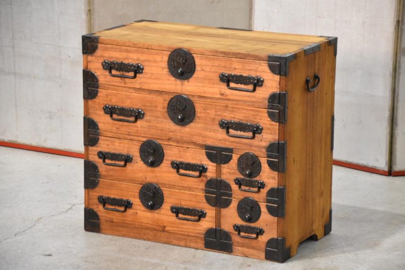 Antique Small Accessories Chest Width:670mm - Image 2