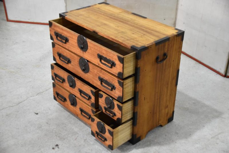 Antique Small Accessories Chest Width:670mm - Image 7