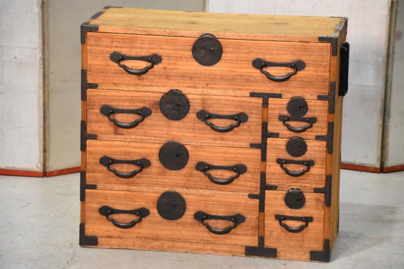 Antique Small Accessories Chest Width:670mm - Image 9