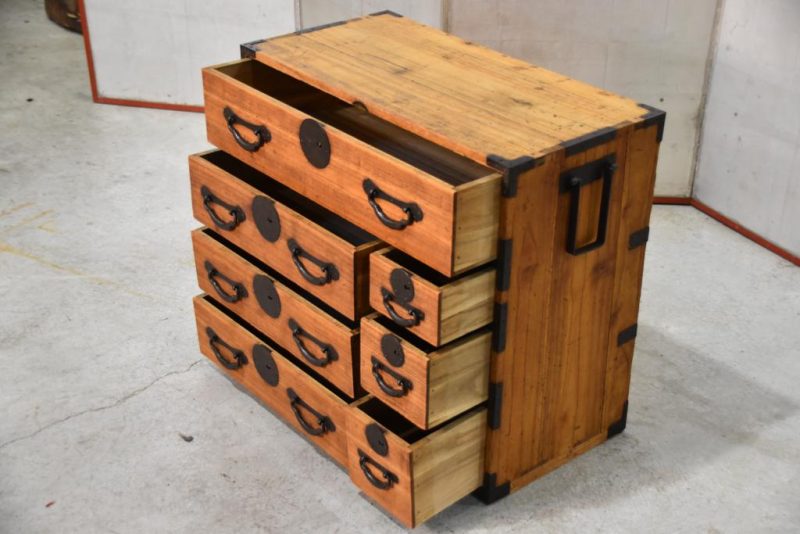 Antique Small Accessories Chest Width:670mm - Image 6