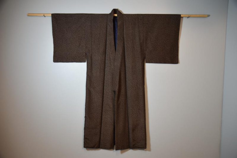 Japanese Vintage Silk Man's Kimono - Image 4