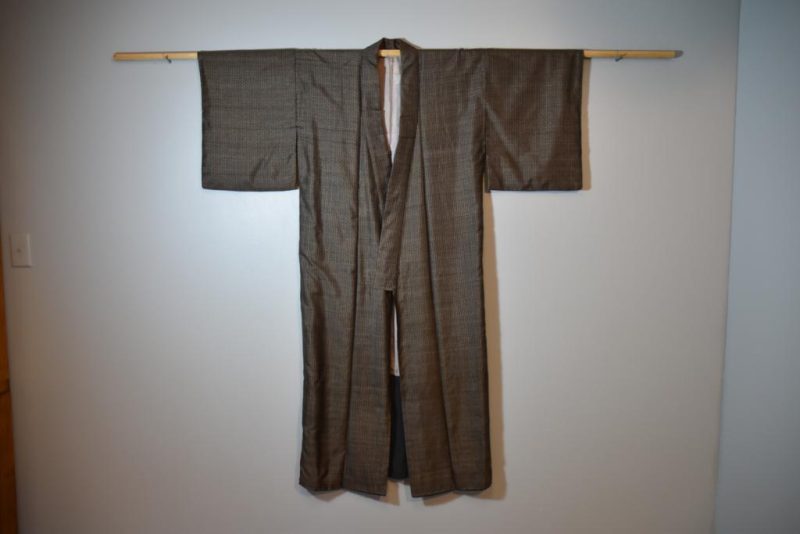 Oshima Men’s Silk Kimono - Image 6
