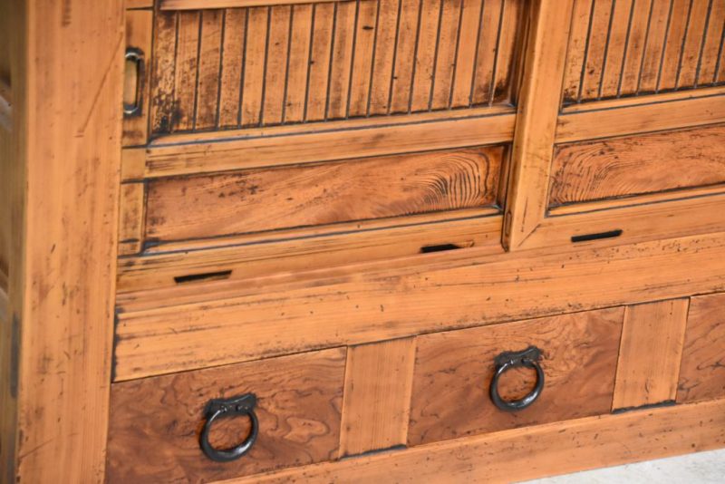 Antique Japanese Mizuya Sideboard Width:1880mm - Image 15