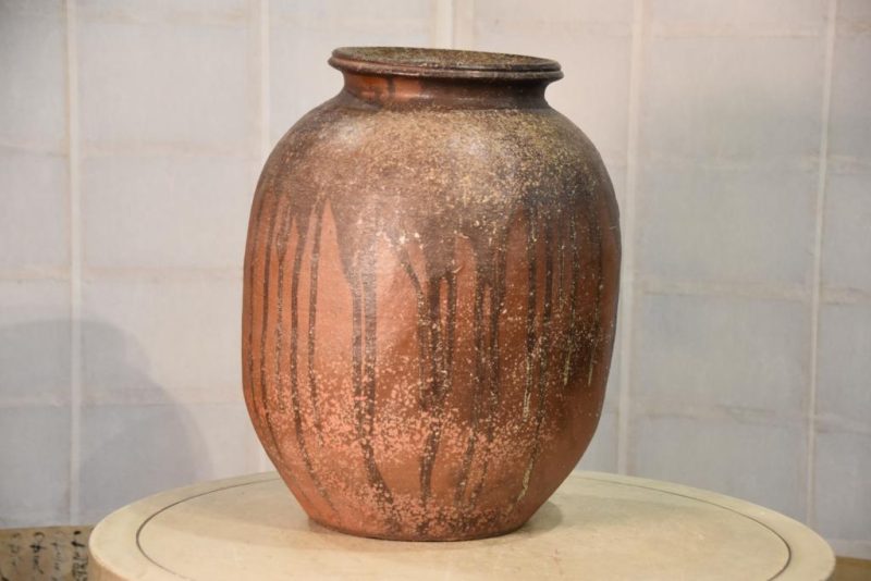 Japanese Mingei Tsubo Urn Width:300mm