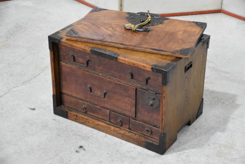 Funa Dansu Edo Period Ships Chest Width:520mm - Image 4