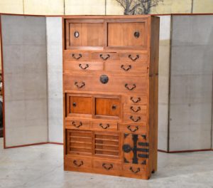 Antique Double Merchant Chest Width:970mm (2 sections)