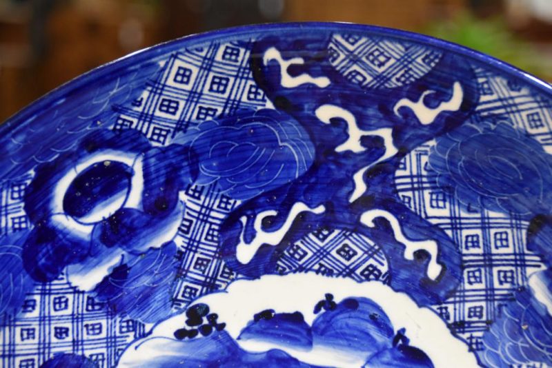 Blue and White Imari Charger Width:460mm - Image 8
