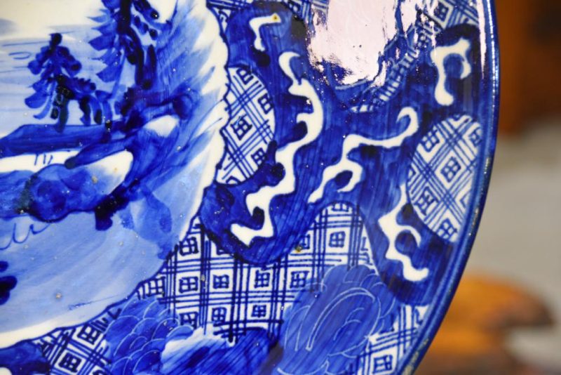 Blue and White Imari Charger Width:460mm - Image 7
