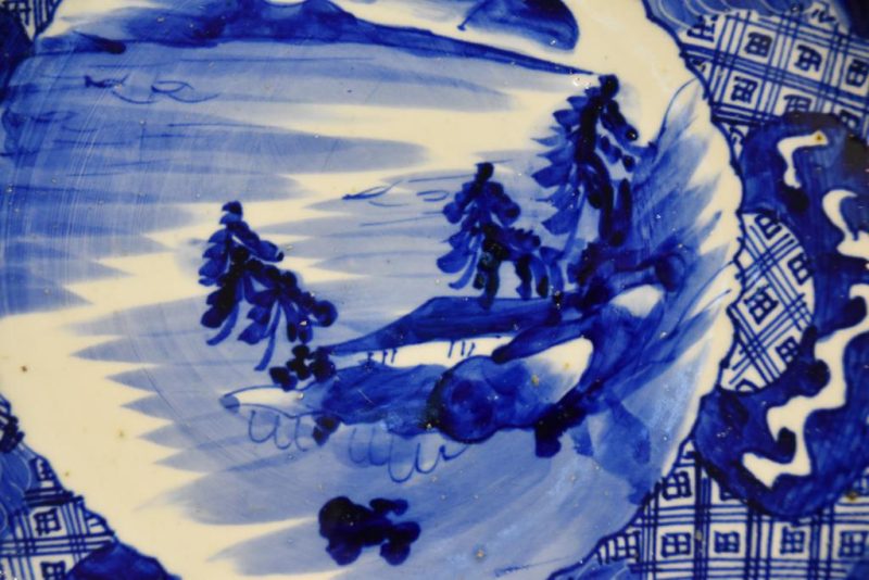 Blue and White Imari Charger Width:460mm - Image 6