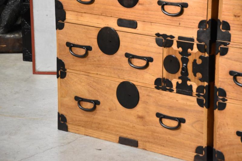 Rare Pair of Antique Clothing Chests Width:1780mm - Image 16
