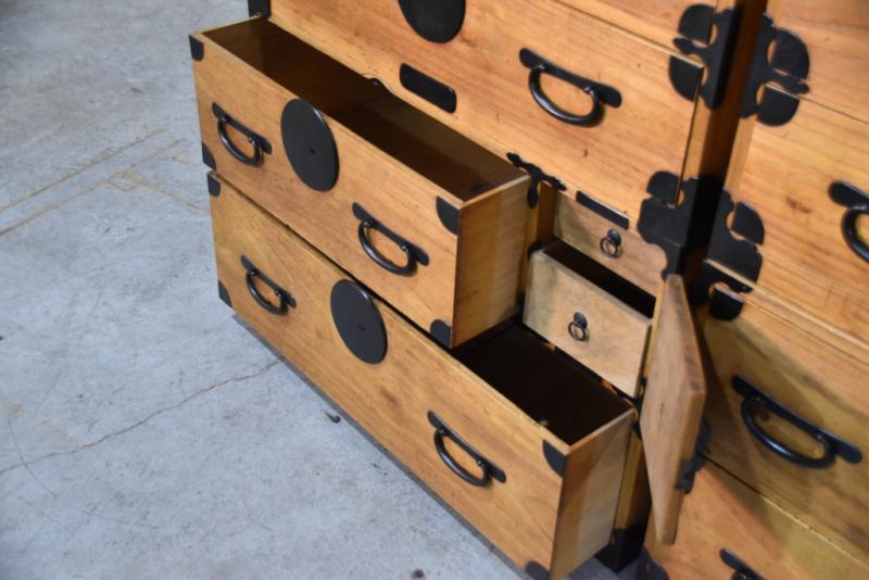 Rare Pair of Antique Clothing Chests Width:1780mm - Image 11