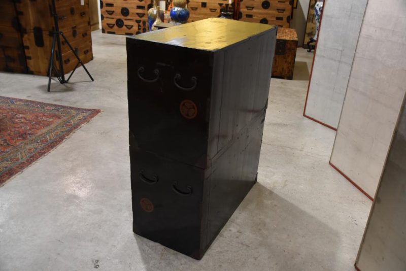 Antique Shonai Region Chest on Chest Width: 865mm - Image 5