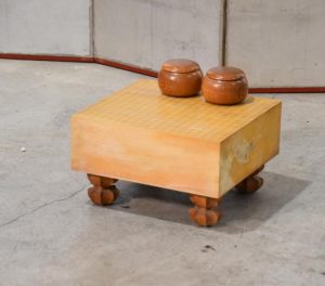 Japanese Go Board and Stones