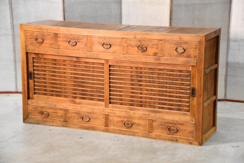 Antique Solid Wood Sideboard Kitchen Chest Width:1645mm - Image 2