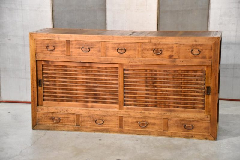 Antique Solid Wood Sideboard Kitchen Chest Width:1645mm - Image 14