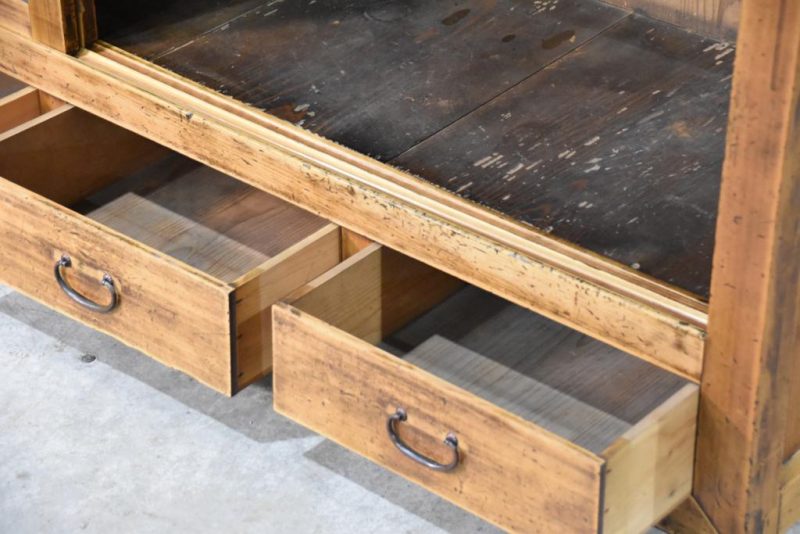 Antique Solid Wood Sideboard Kitchen Chest Width:1645mm - Image 8