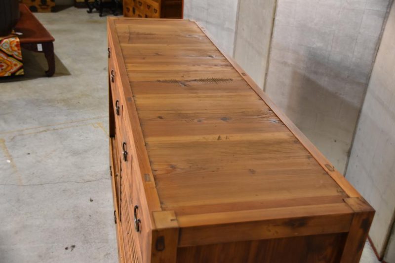 Antique Solid Wood Sideboard Kitchen Chest Width:1645mm - Image 7