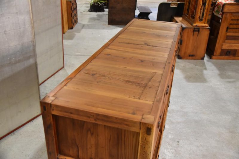 Antique Solid Wood Sideboard Kitchen Chest Width:1645mm - Image 4