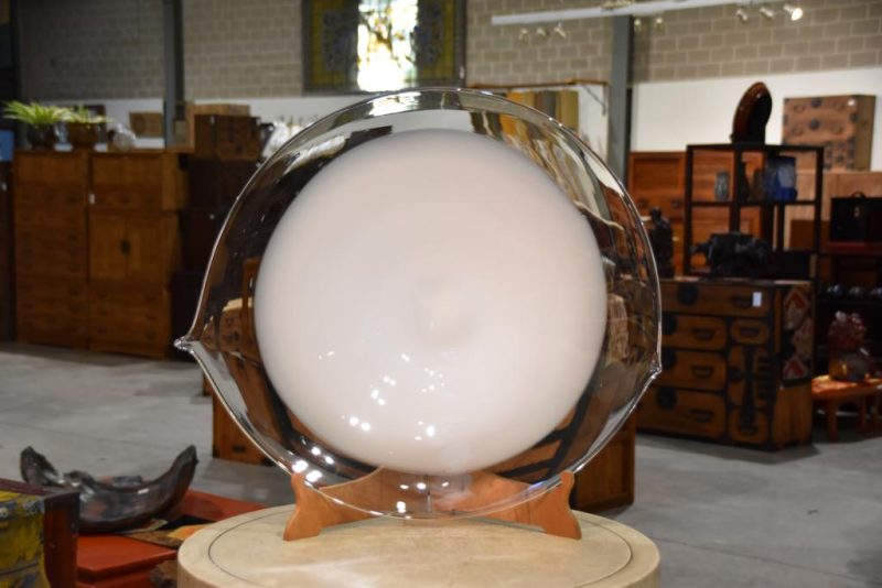 Large Glass Artist Plate Width:630mm