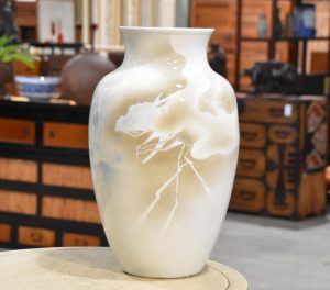 Japanese Porcelain Dragon Vase